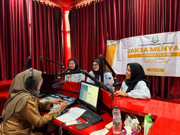Kejari Lampung Tengah Gelar Jaksa Menyapa, Sosialisasikan Peran Jaksa Pengacara Negara